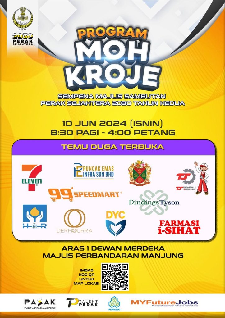 Program Moh Kroje sempena Majlis Sambutan Perak Sejahtera 2030 Tahun Kedua